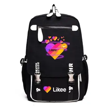 

Mochila Likee Video App Backpack Women Bookbag Para Hombre Plecak School Bags for Girls Homme Galaxy Small Backpack Kids