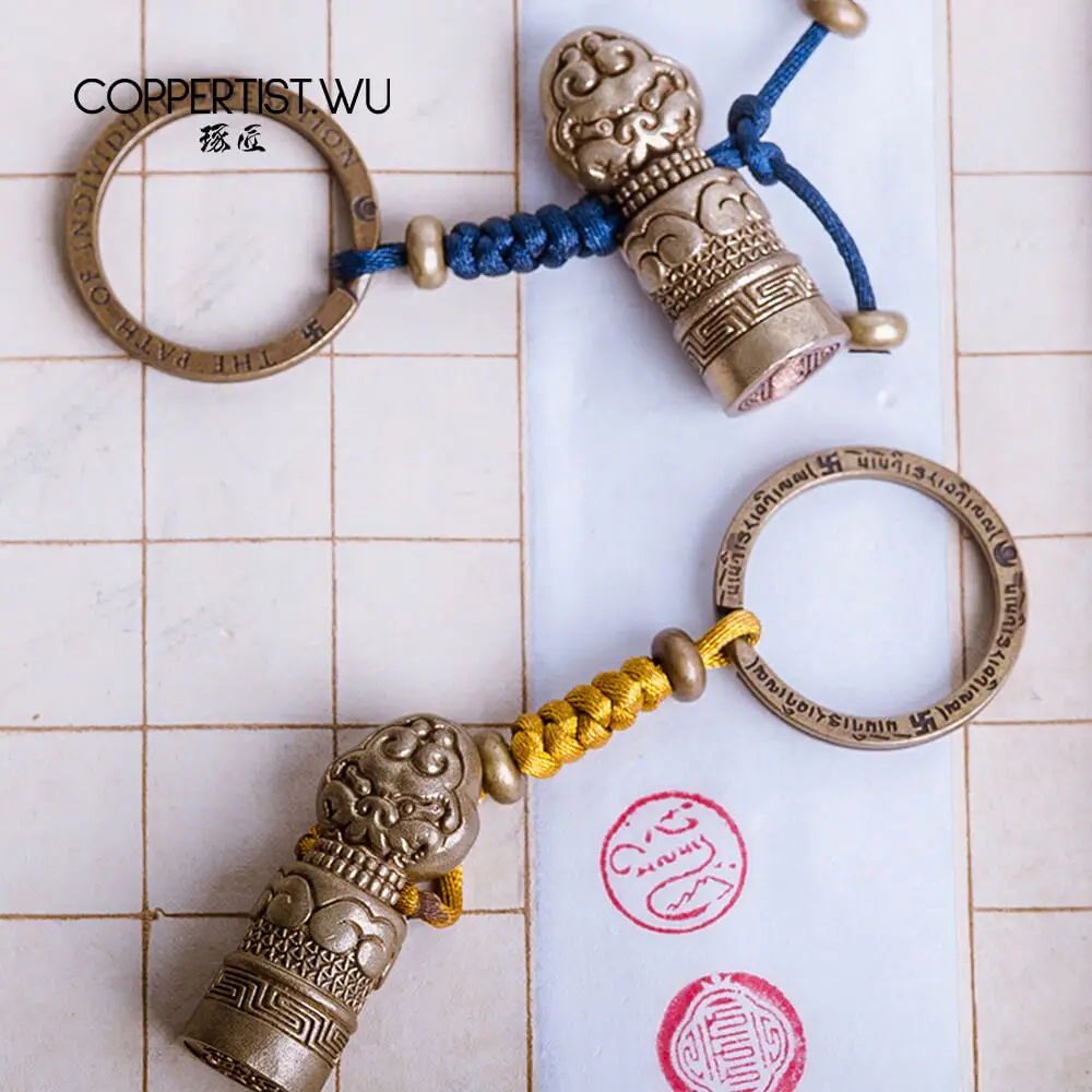 Медный кулон ручной работы COPPERTIST.WU тибетское искусственное Королевство