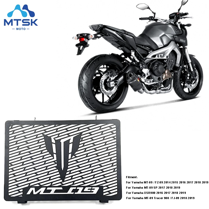 Для YAMAHA MT09 2014 2019 Φ 900 GT XSR900 решетка радиатора из нержавеющей стали крышка гриля