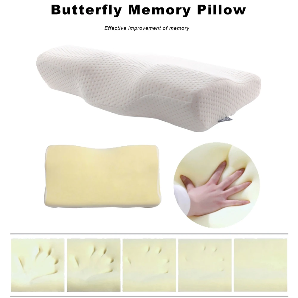 Memory Foam защитная подушка для шеи медленное восстановление подушка памяти снимает стресс подушка памяти