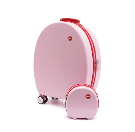 a set pink CARRYLOVE 2" дюймовый Спиннер для девушек маленькая Дорожная сумка на колесиках набор для переноски чемодана милый багаж на колесах - Color: a set pink
