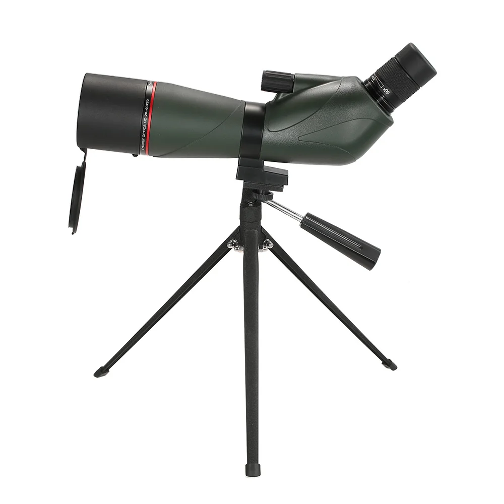 Eyeskey 20-60x60 угловой зрительный прицел BaK4 водонепроницаемый Fogproof портативный дорожный монокулярный телескоп с штативом чехол для переноски