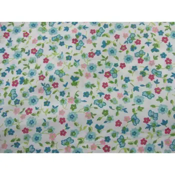 

Popelin fabric printed cotton Ref. ALEGRIA AGUAMAR footage 0,50 mts x width 2,80 mts