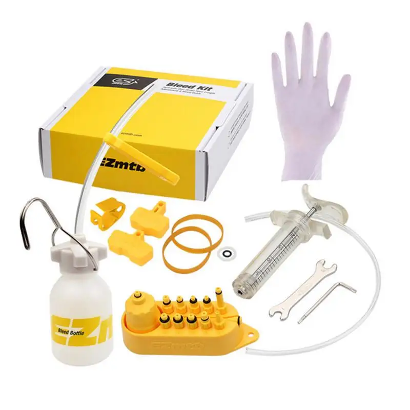 Riding Bicycle Disc Brakes Oil Filling Tool Mineral Oil Change Replenishment Oil Refilling Tool Full Range Set Repairing Tools