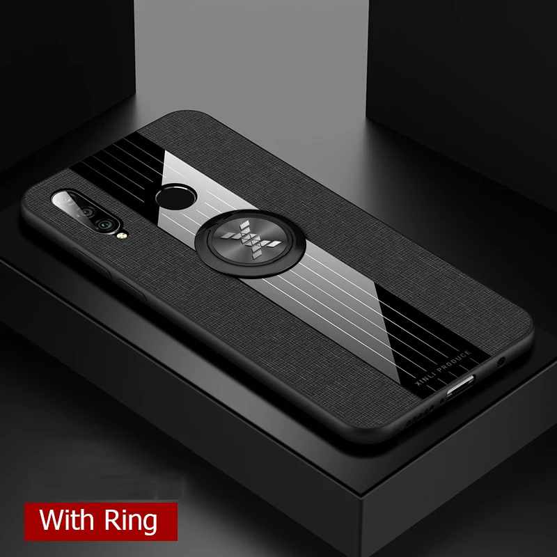 Black With Ring Для huawei Honor 20s чехол матовый Жесткий чехол для huawei Honor 20 Pro 20S противоударный чехол для телефона с магнитным кольцом-держателем - Цвет: Black With Ring