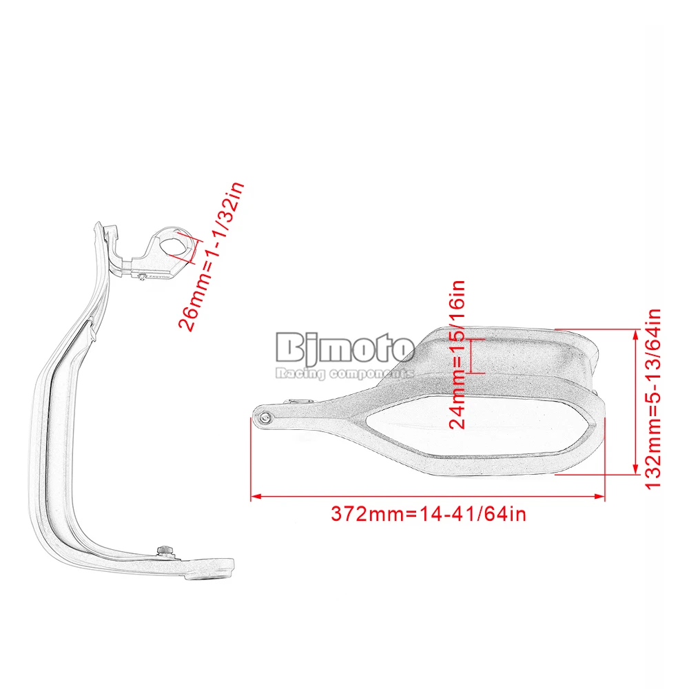 BJMOTO рукавицы для Honda CRF1000L CRF 1000L аксессуары для мотоциклов Handguard защита рук Щит протектор