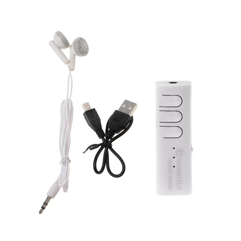 MX-309B мини USB клип дизайн Поддержка 32 ГБ Micro SD TF карты цифровой музыкальный MP3 плеер 634A - Цвет: Белый