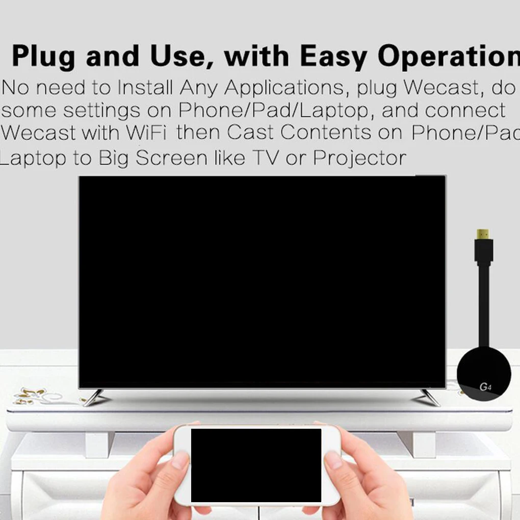 Замена для Google Android Cromecast Miracast WiFi HD донгл приемник Mirascreen G4 медиа стример