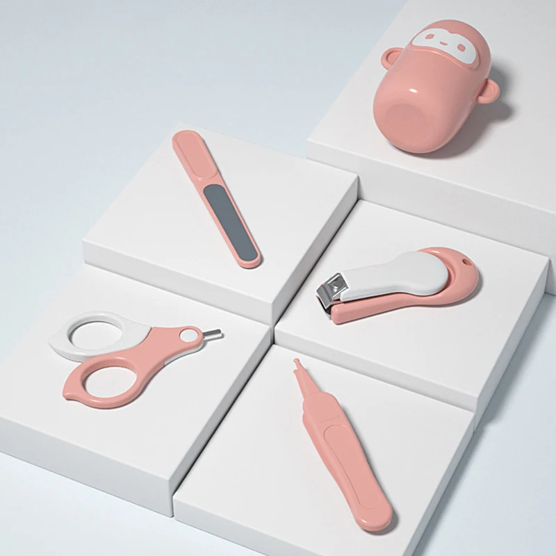 Nail Care Kit Baby Hygiene Scissors Children Cartoon Safety Manicure Items For Newborns Care