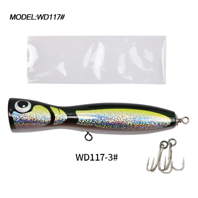 65g90g120g140g Trolling Wood Stickbait Pencil Popper Tuna Boat Fishing Lure Topwater Long Casting Wobbler Carp Artificial Leurre 27