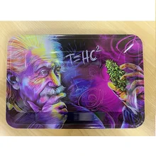 18*12.5 cm Cigarette Smoking Papers Accessories Dish Unisex Table Small Metal Tobacco Storage Plate Discs for Herb Grinder