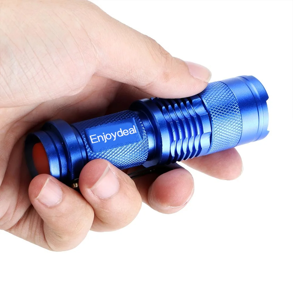 

1200 Lumen Portable Mini LED flashlight Tactical Zoomable Waterproof Torch Emergency Lamp Outdoor Camping Bicycle Light
