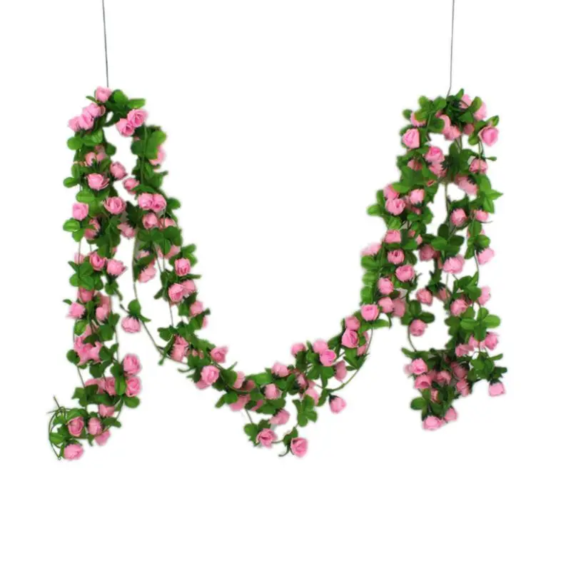 Brand New Artificial home decor Wisteria silk flower holiday decoration weddings& events simulation flower-pink