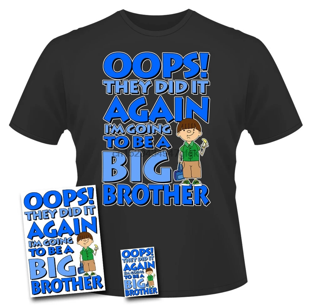 T-Shirt Sticker Fridge Magnet Combo Oops they did it again Big Brother | Мужская одежда