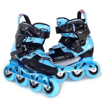 

Children Slalom Roller Skates CityRun Inline Speed Roller Skate Shoes Street Brush Skating For Kids Adjustable Sneakers IA109