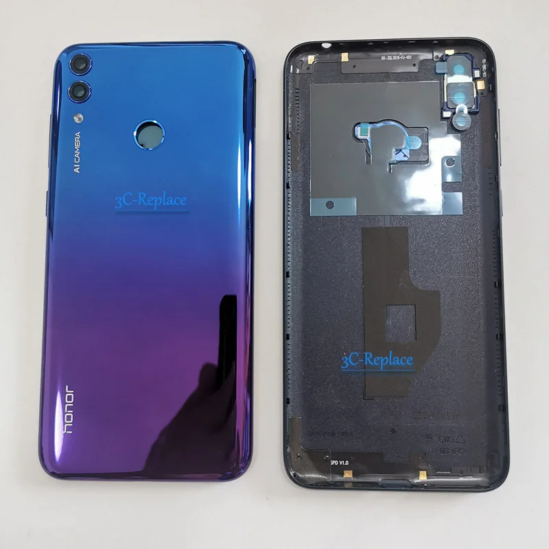 Задняя Крышка аккумуляторной батареи для Huawei Honor 8C задняя крышка стеклянная