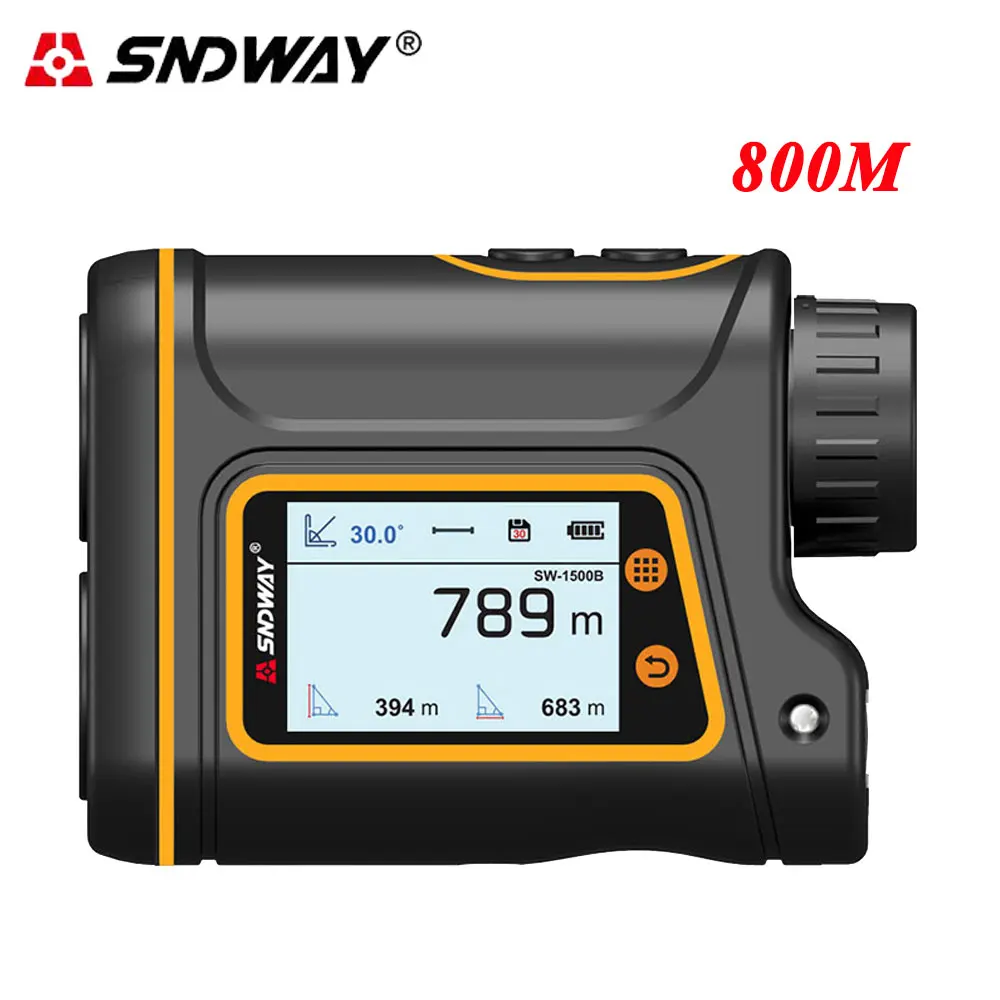 800B SNDWAY 600 м-1500 м лазерный дальномер 7X монокулярный телескоп для охоты Гольф лазерный измеритель расстояния лазерный измеритель скорости - Цвет: 800B