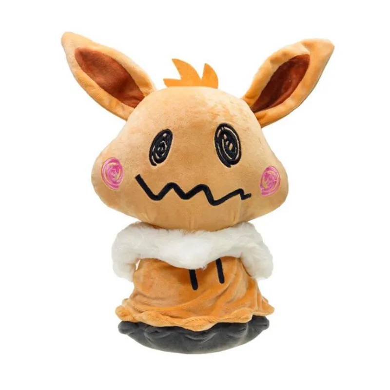 Плюшевые игрушки Pokemon Mimikyu Косплей Eevee Peluches Аниме фигурки милые карманные куклы