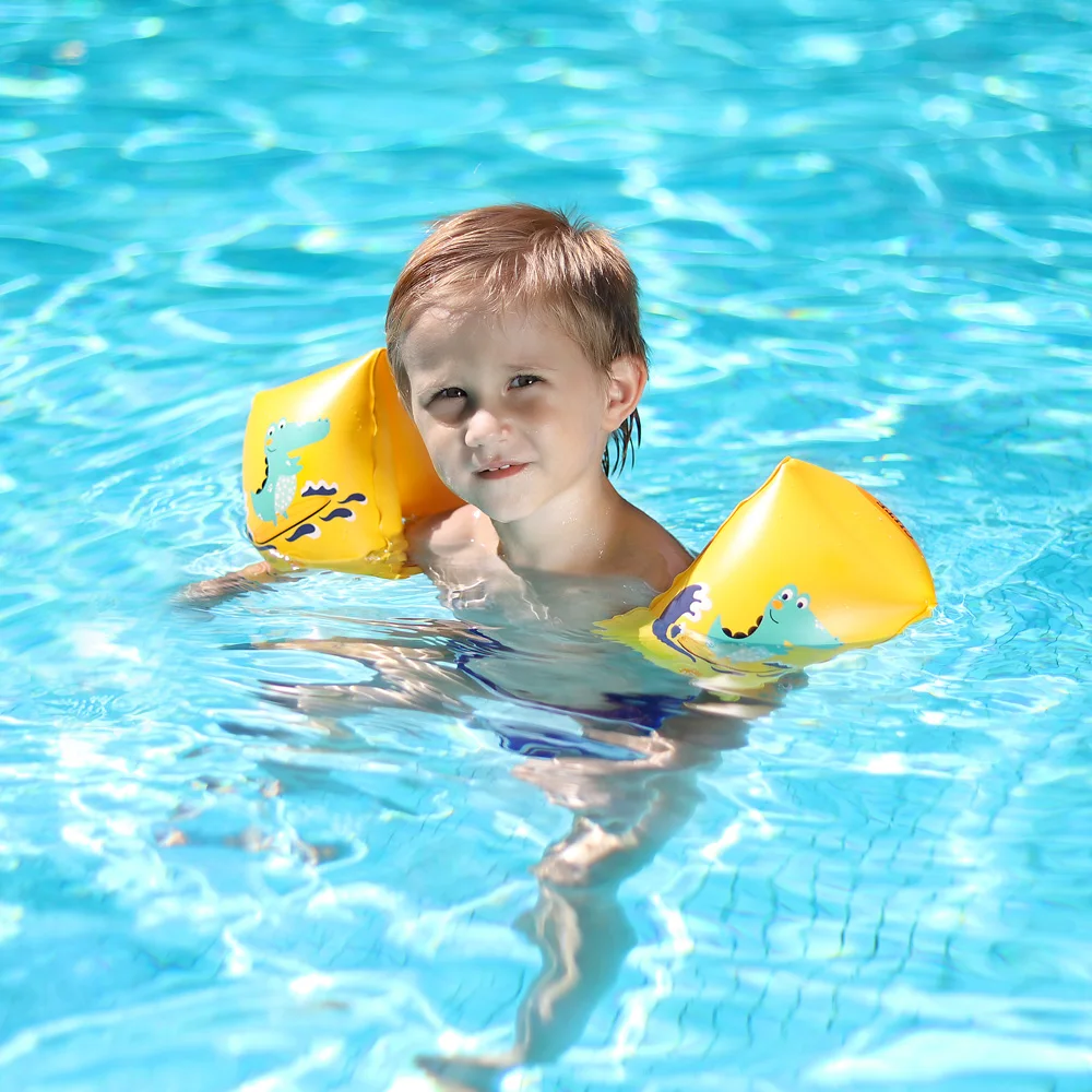 Air Inflatable Arm Swim Ring PVC Swimming-Ring Float Armbands Circle Pool Accessories Toys Kids Water Sleeve Circle 2