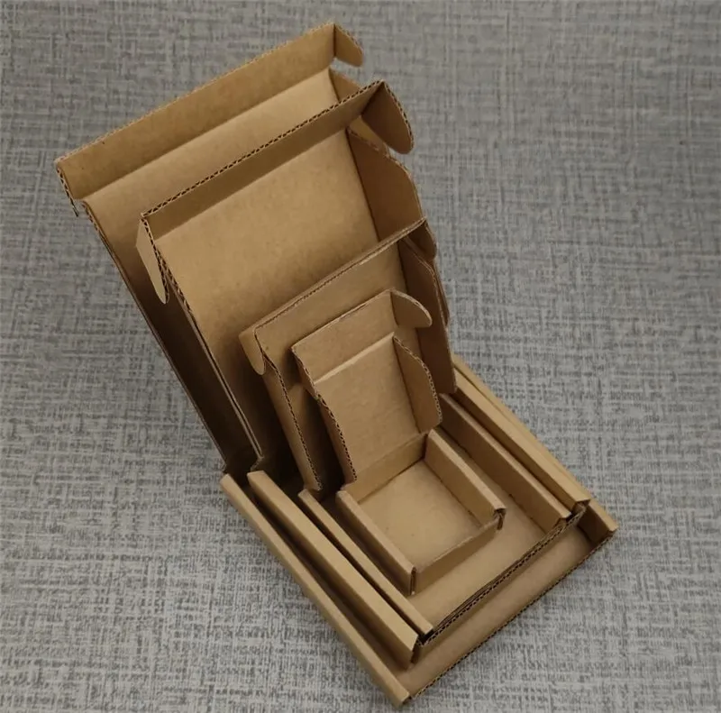 Various sizes Kraft Paper Packing Gift Boxes DIY Candy/Wedding/Party/Crafts/Gifts/Candy Storage Brown shipping express Box | Дом и сад