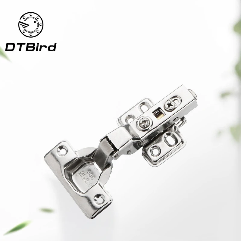 

1PC Stainless Steel Buffer Hydraulic Removable Cabinet Door Hinge 3 Models Insert Embed Half Overlay Full Overlay High Quality