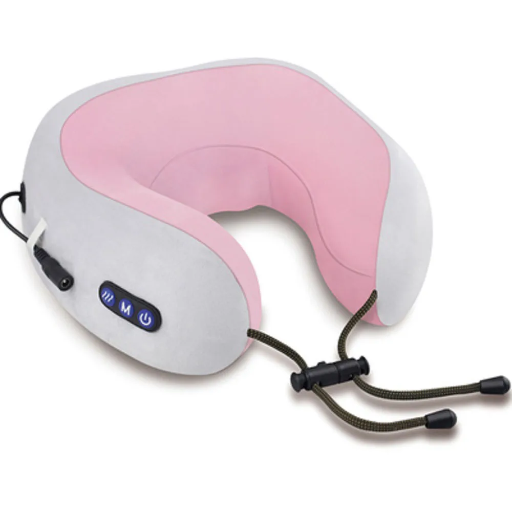 

Multi-Function Electric Massage U-Shaped Pillow Neck Travelling Massage Pillow, Relax at Home, Office, Car, Plane, USB Charging