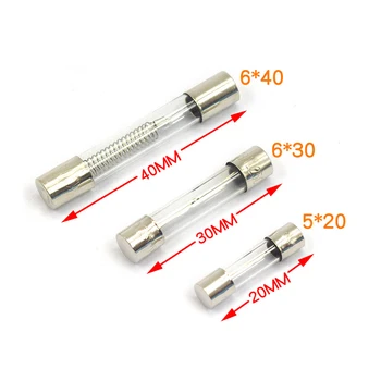 

1lot (10pcs) microwave oven fuse 5KV 6*40 6*30 5*20mm (0.6 0.65 0.7 0.75 0.8 0.85 0.9A) glass tube fuse high-pressure fuse