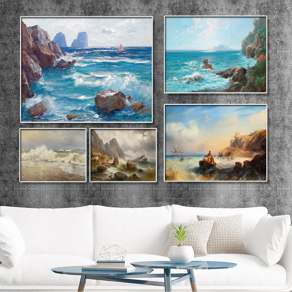 Домашний декор Печать на холсте картина стену художественные картины маслом без