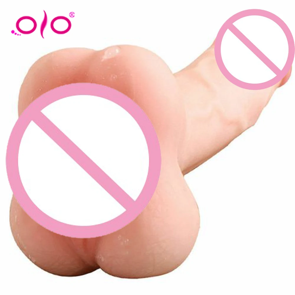 OLO большой пенис фаллоимитатор реалистичный анальный огромная мягкая