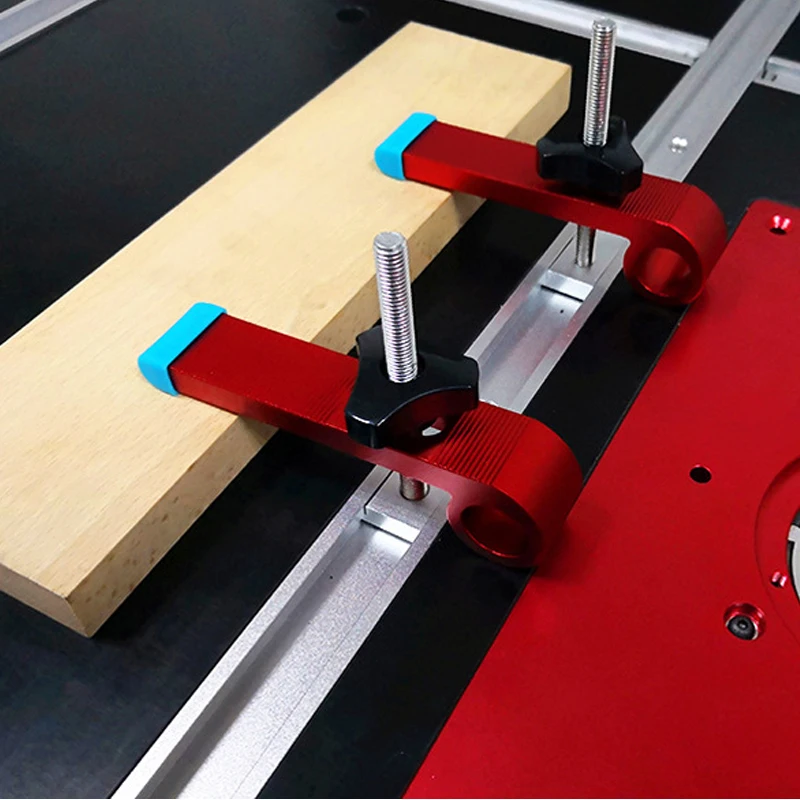 

1 Set Universal Clamping Blocks M8 Screw Woodworking Platen Miter Track Clamping Blocks Joint Hand Tools Set