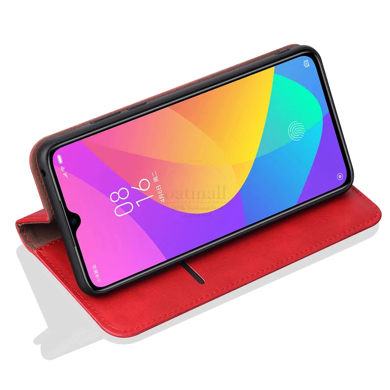 Роскошный тонкий кожаный чехол в стиле ретро для XiaoMI MI A3 бумажник с отделениями