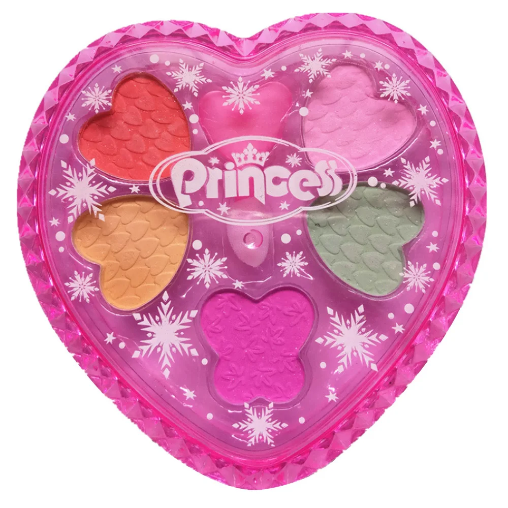 

Girls Princess Makeup Toy Set Pretend Play Cosmetics Water-soluble Eye Shadow Toy Girls Makeup Training Kit Gift