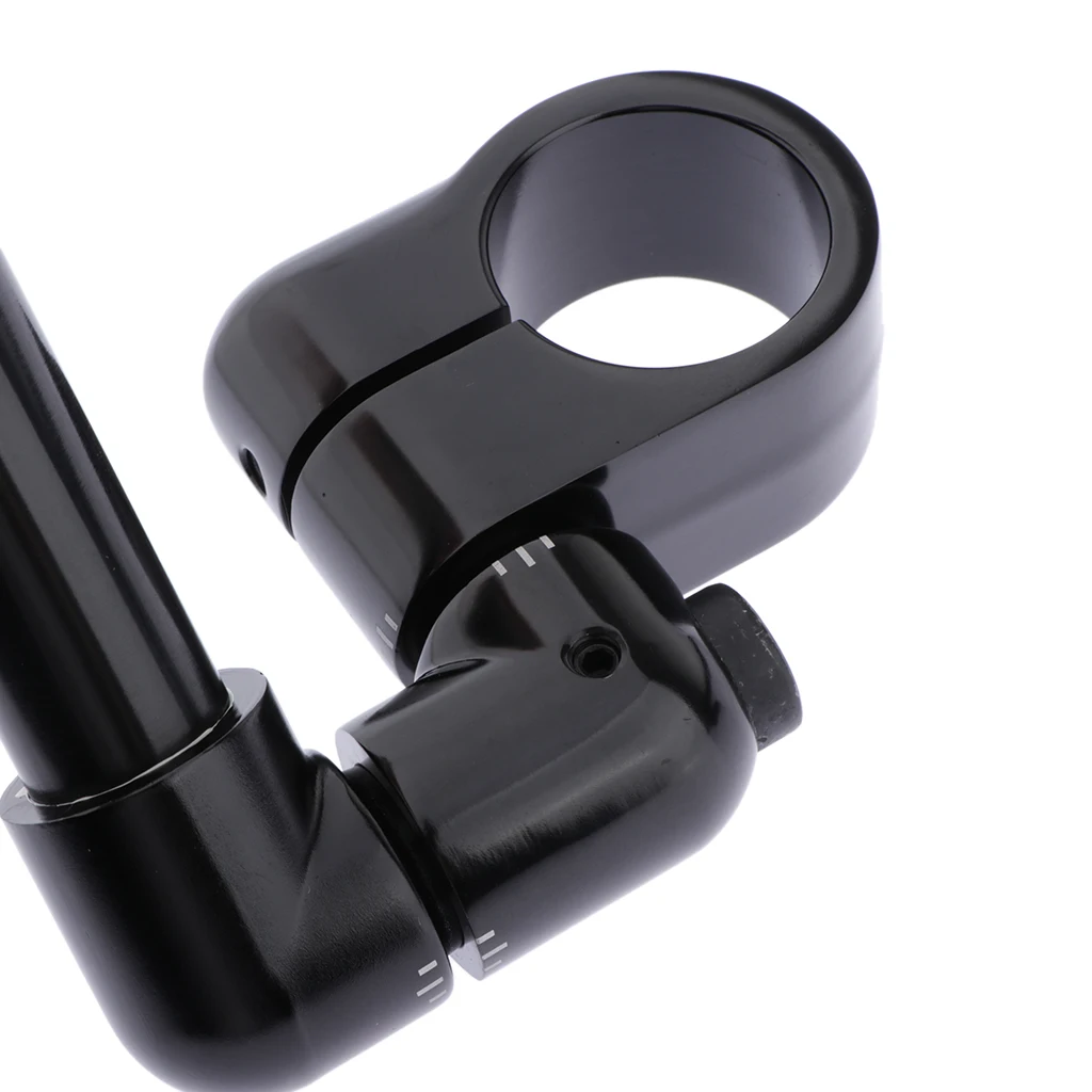 37mm CNC Alloy Handlebars Grips Adjustable Clip On Fork for Motorbike Motocross Universal Fits For Honda Yamaha 