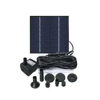 

Black Solar Power Panel Water Pump Aquarium Fish Tank Water Pump Floating Solar Powered Garden Fountain Water Pump
