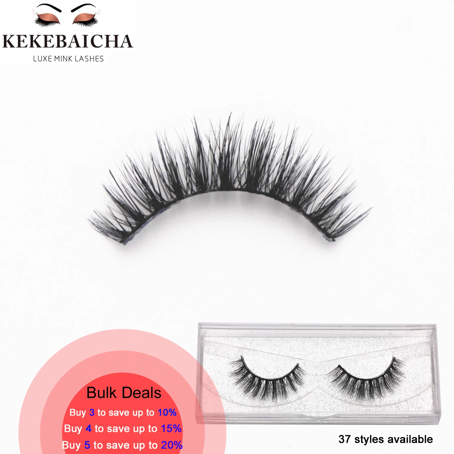 KEKEBAICHA 3d норковые ресницы для наращивания ресниц maquiagem cilios профессионалов мягкие |