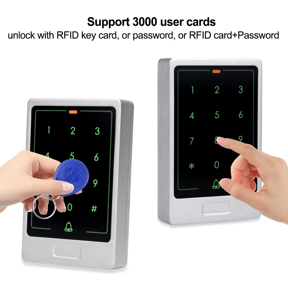 Водонепроницаемая автономная плата контроля доступа IP65 RFID 125 кГц EM Reader сенсорная