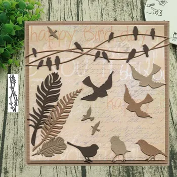 

Metal cutting dies Flock of birds cut die mold decoration Scrapbook paper craft knife mould blade punch stencils die