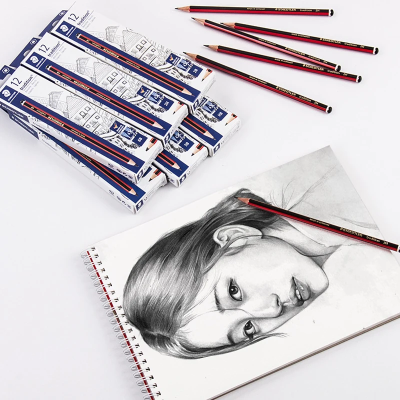12 шт./коробка немецкий STAEDTLER эскиз карандаш 2H-6B Профессиональный рисунок и пишущий карандаш 110