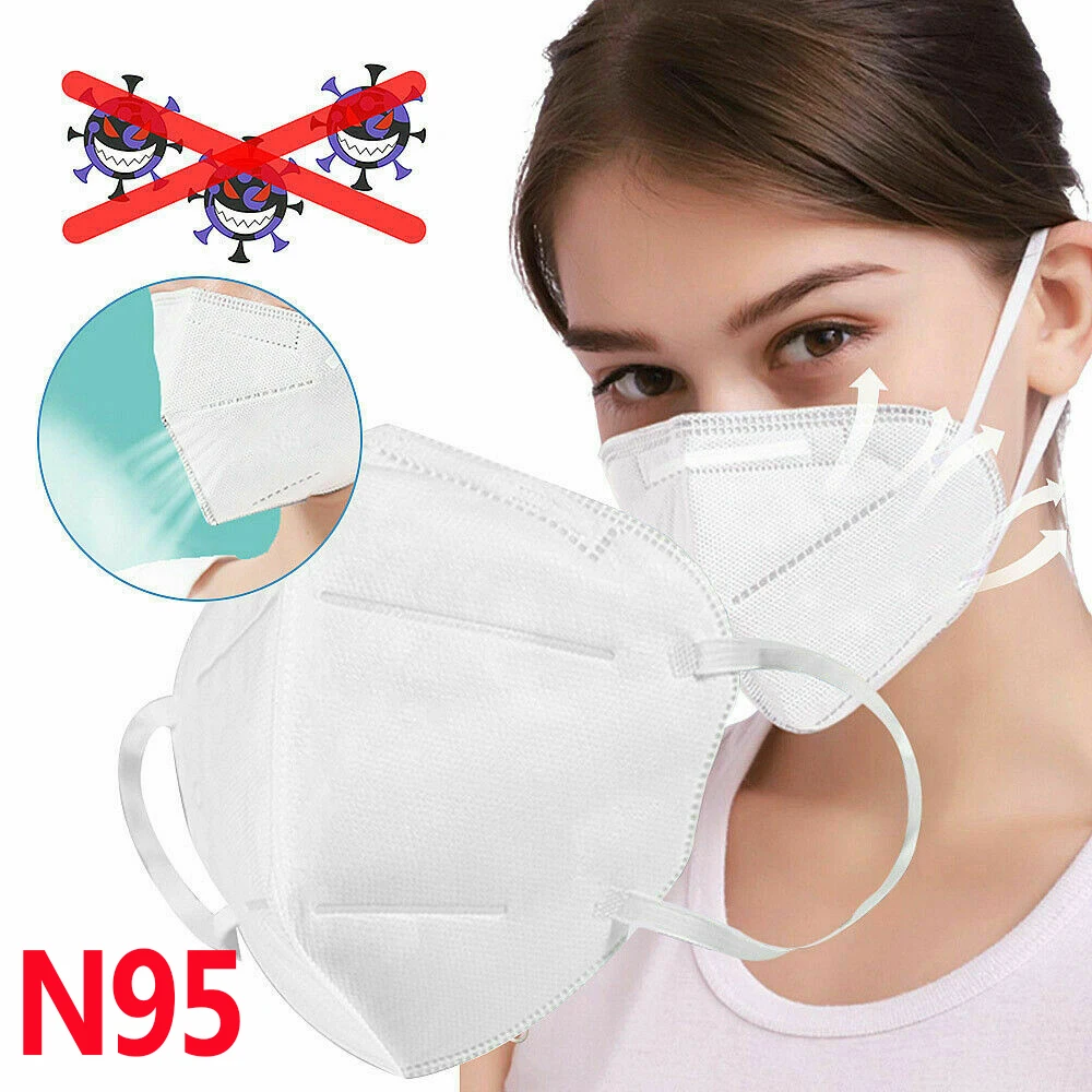 

4/10/30pacs KN95 Dust Mask Personal Mask Disposable Face Mask, Masks for Dust Protection Antiviral Dust Masks for hair salon
