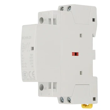 

High Quality Low noise 2P 25A 24V 2NO 50/60HZ Din Rail Household AC Contactor optimized electromagnetic system Energy saving