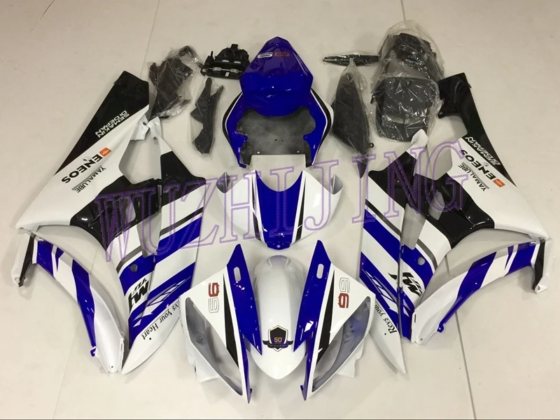 Пластиковые обтекатели для YAMAHA YZFR6 2006 комплекты обтекателей 06 синие белые черные