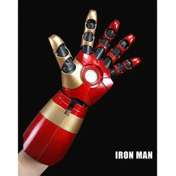 

Disney Iron Man MK43 1/1 Cosplay Movable Wearable Arm Glove With Launch Sound Laser Weapon LED ABS Action Figure toys M4762