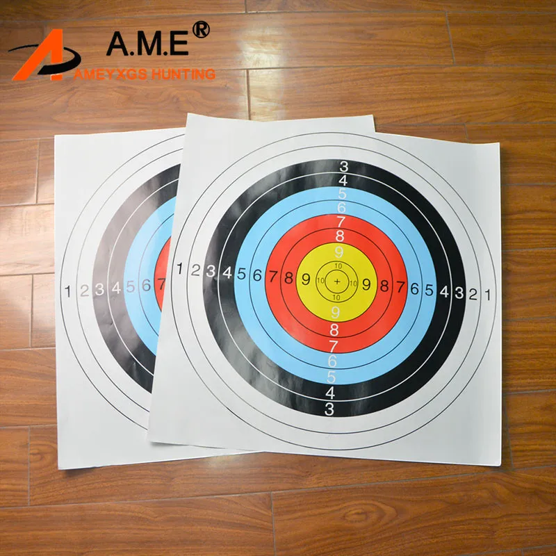 

12Pcs 60x60cm Archery Targets Paper Face Target Arrow Bow Shooting Hunting Practice Training Outdooor Accessoriese