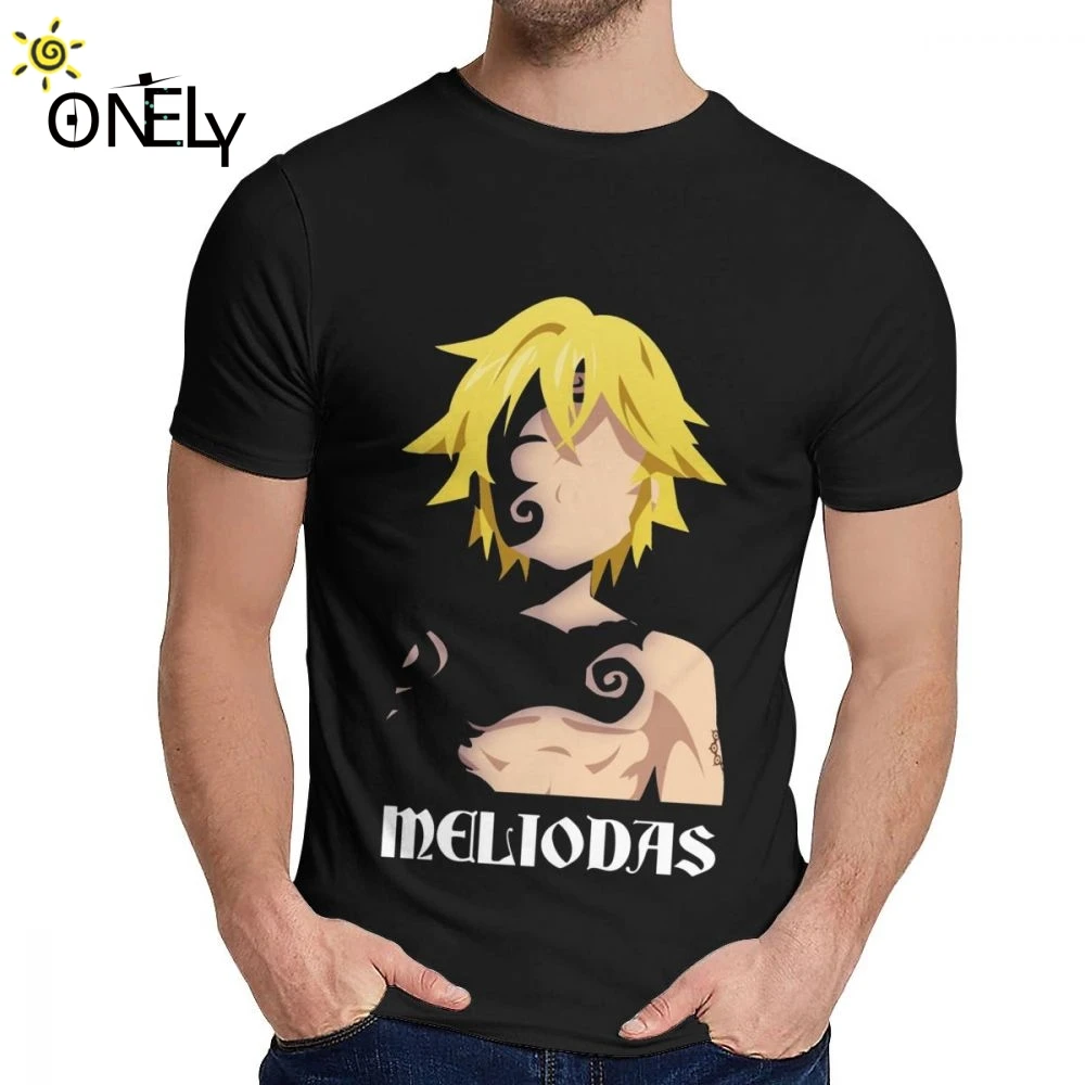 Great Seven Deadly Sins T Shirt Meliodas For Man New Design Soft Cotton Classic Round Neck Homme Tee | Мужская одежда