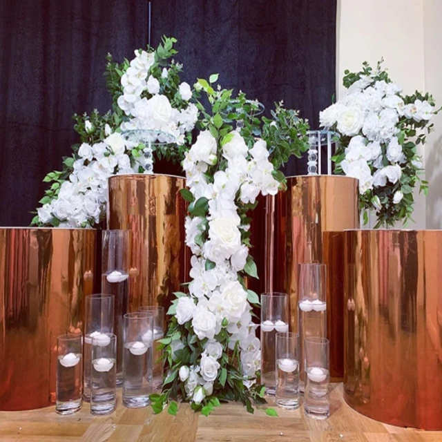 

4 шт.) декоративная подставка для цветов, зеркальный центральный элемент, золотой цветочный фон из нержавеющей стали, подставки для свадеб, сценический Декор sunyu1232