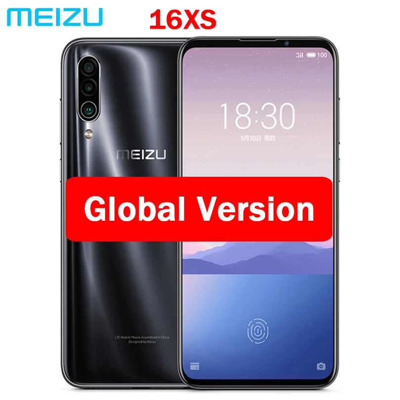 Глобальная прошивка Meizu 16XS, 6 ГБ ОЗУ, 16 XS, Смартфон Snapdragon 675, 6,2 дюймов, 48 МП, тройная камера AI, фронтальная 16 Мп, 4000 мАч