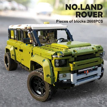 

Mould King Technic Car MOC Vehicle Series Model 1:8 Assembly Model Kit Land Car Rover Defender Bricks Toys For Children Boy Gift