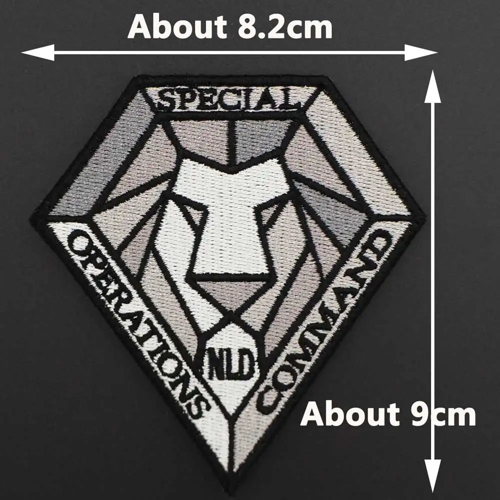 SPECIAL OPERATIONS COMMAND Tactical Military Morale Patches Embroidery Badge with Hook Backing in Backpack Jackets Decoration
