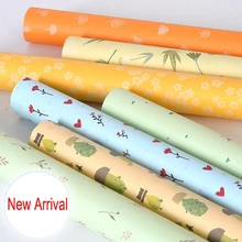 

ENO Greeting Kids Wrapping Papers DIY Decorative Flower Floral Background Papers Craft Birthday Gift Packaging Papers