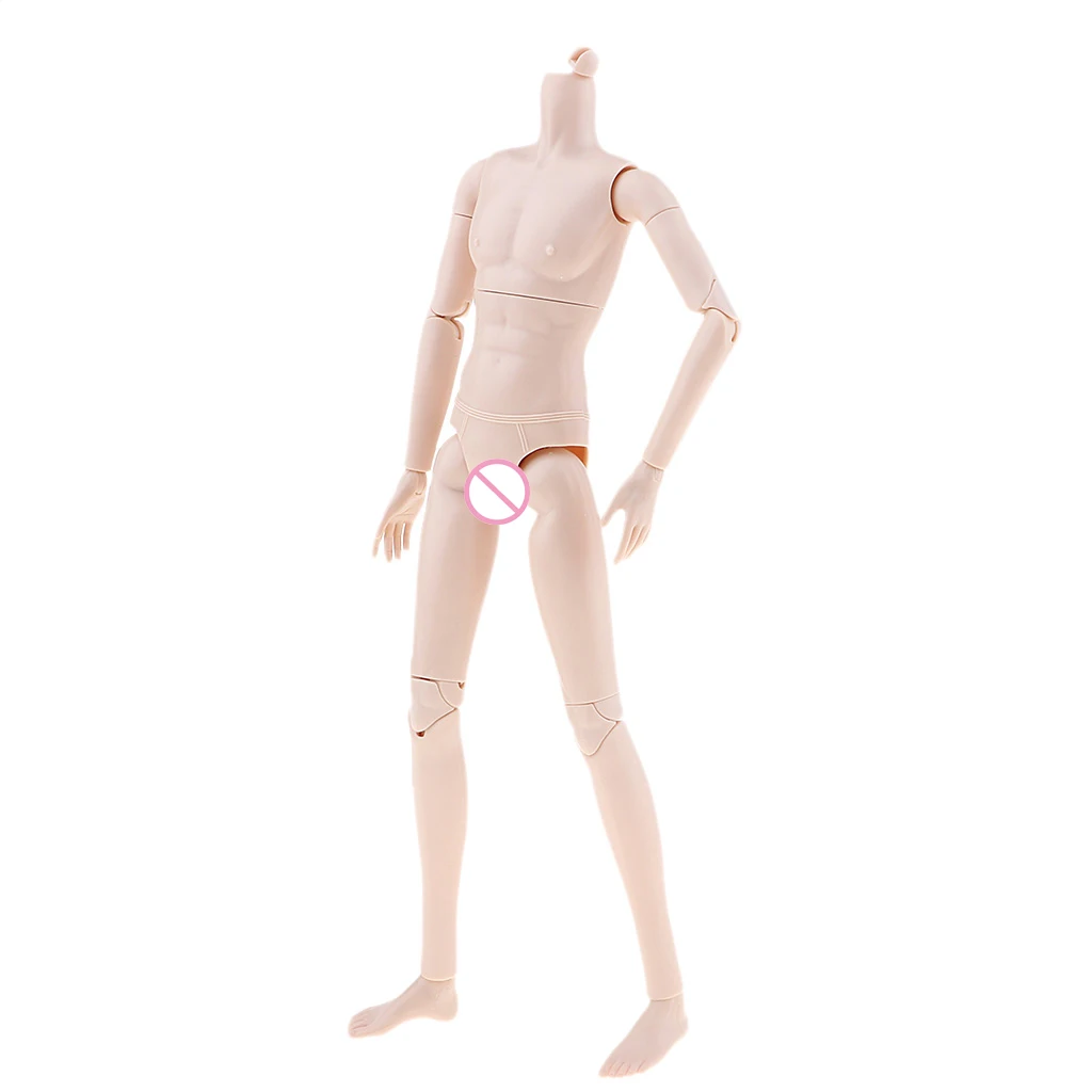 Flexible 20 Joints Male Body without Head for 1/6 BJD for OB Doll Normal Skin Flexible 20 Joints Male Body without Head for 1/6 BJD for OB Doll Normal Skin